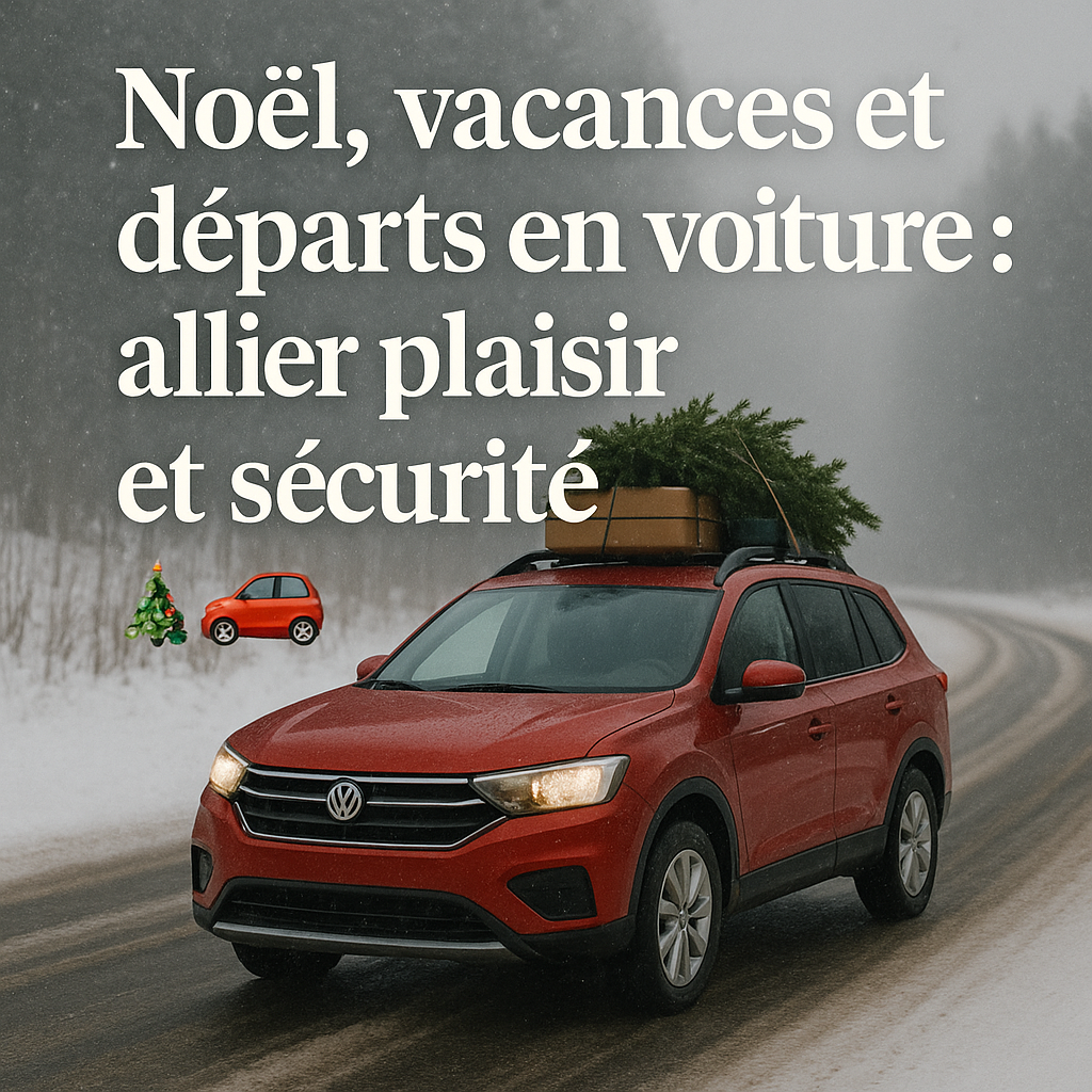 Noël, vacances et départs en voiture : allier plaisir et sécurité 🎄🚗
